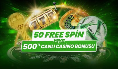 DERBİDEN FREE SPİN VEYA BONUS